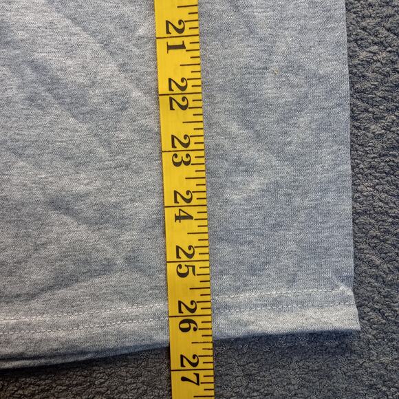 Jerzees 2pk Gray Dri-Power Tees S Workout Training Shirts Cotton Blend - Picture 6 of 7